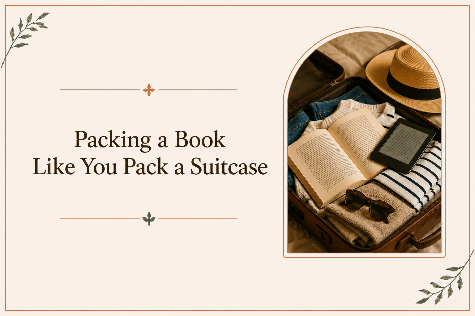 Packing a Book Like You Pack a Suitcase