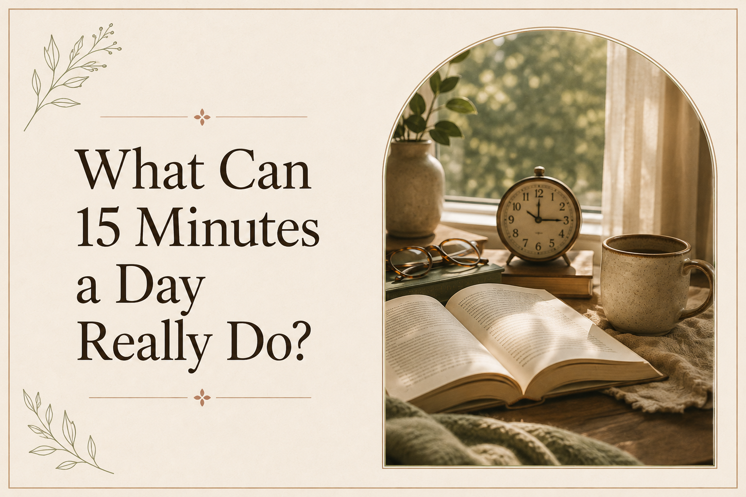 What Can 15 Minutes a Day Really Do?